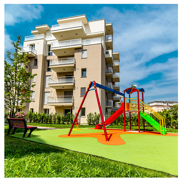 Residenza Corte Fiorita - Seriate (Bergamo) - parco giochi